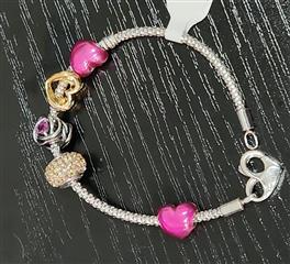 Pandora Silver Charm Bracelet 925 Silver 7.6g